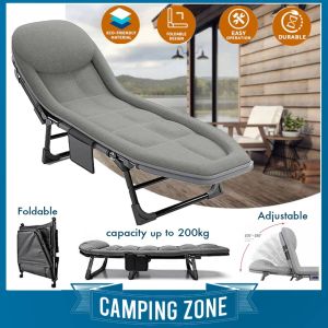Lazy Chair 200cm Comfortable Bed Foldable Office Home Camping Outdoor Folding Recliner Flexible Adjustment Kerusi Malas
