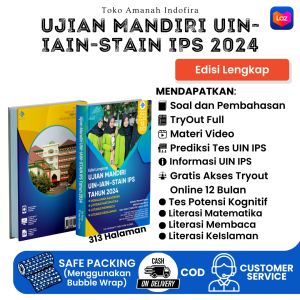 Terbaru Buku UJIAN MANDIRI UIN-IAIN-STAIN IPS (Edisi Lengkap + Free Akses E-Learning) Sesuai Dengan Kisi-kisi Terbaru UIN IPS
