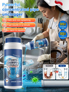 【Condensed Version - Unclog in 3 Seconds!】Powerful Drain Cleaner Powerful Pipe Unclogger Concentrated Highly Effective