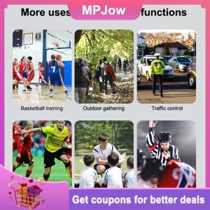 【MPJow】 Professional Soccer Referee Whistles Big Sound Gold Silver Football Whistles Seedless Plastic Emergency Basketball Whistle