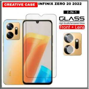 PROMO PAKET 2 INC 1 Tempered Glass INFINIX ZERO 5G 2023 Anti gores Kaca Pengiriman Cepat