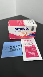 Smecta Diosmectite Strawberry Orange Vanilla Sachet Flavour Powder Oral Suspension 3g diarrhoea 思密達蒙脫石散腹瀉 EP PLUS IPSEN