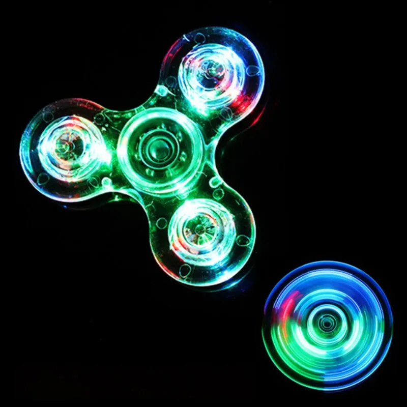 LED Light Fidget Spinner Light Fidget Finger Toy Hand Spinner Stress Reduction a for Children Lazada PH