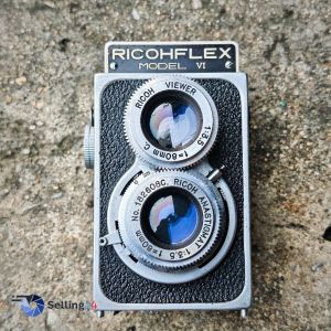 กล้องฟิล์ม Ricohflex Model VI Anastigmat 80mm f3.5 Twin Lens Reflex 120 (Medium Format) 6x6