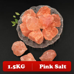 👍SG Seller 1.5KG Himalayan Pink Salt 100% Natural Rock Aromatherapy Air Purification Feng Shui Supplies Mineral Salt