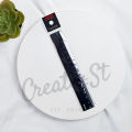Joyko Penggaris Akrilik RL-302 15 cm Acrylic Ruler Black White. 