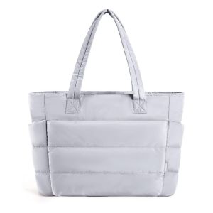 SG Gadget® Large Capacity Puffer Tote Bag Women Commuting Bag Handbag Lightweight Travel Bag
