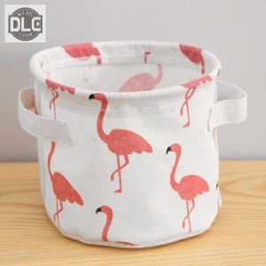 Canvas Organizer Sundries Box Flamingo Bear