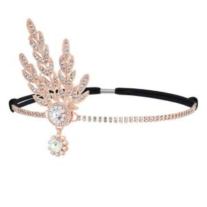 Bohemian lá Rhinestone hairband Chic Cài Tóc Dự Tiệc Nữ tiệc chia tay độc thân của cô dâu phụ kiện tóc cho đám cưới KỲ NGHỈ HÈ headpieces