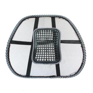 Cooling Ice Silk Car Lumbar Support Cushions Massage Pad for Drivers and Office Workers