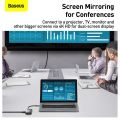 Baseus USB C Hub Loại C Để HDMI Tương Thích Rj45 đầu đọc SD Pd 100W Sạc USB 3.0 USB-C HUB cho MacBook Pro trạm dock Splitter. 