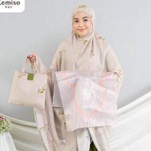 Mukena putih premium tazbiya FARIDAH DZAIBAH MUKENA white Series all size/MUKENA EMBOS PUTIH