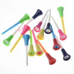 30Pcs/pack Golfs Tees for Golfs Driver Training Plastic Golfs Tees Low Resistance More Distance Consistent Height Tees