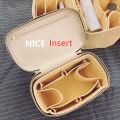 Masukkan penganjur beg untuk VANITY PM Nice BB Nano , beg tangan mewah wanita Tote Travel Inner Purse, pembentuk beg Liner kosmetik. 