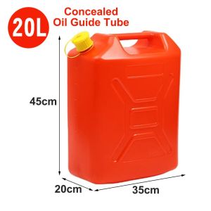 RBRY Replacement Oil Barrel Thickened HPDE Car Spare Fuel Tank Portable 5L/10L/20L Storage Tank Car Motorcycle