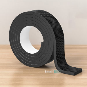 2m/Roll Non Slip Furniture PadsCuttable Self Adhesive Rubber Floor Protectors for Furniture
