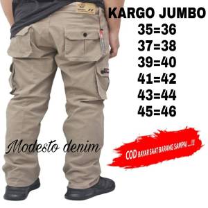 Celana Cargo Pria/ Cargo Jumbo Ukuran Besar / Cargo Big Size pria / Cargo Ukuran Jumbo /Celana Cargo Panjang Pria / Celana Jumbo