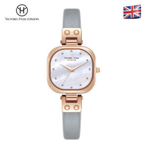[2 Years Warranty] VICTORIA HYDE London Womens Watch Leather Strap Metal Strap Watch Original Design Watch ROCK