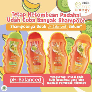 MAKARIZO Hair Energy Fibertherapy Conditioning Shampoo 330ml || Shampo Rambut kondisioner BPOM