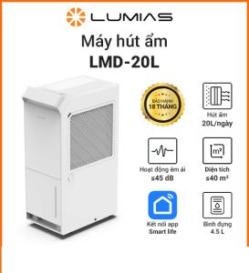 Máy hút ẩm Lumias LMD-20L - 20L/ngày 20-40m2 bản quốc tế