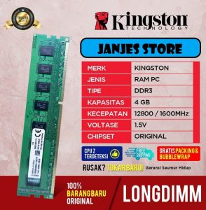 LONGDIMM DDR3 8GB PC 1600 MHZ KINGSTON DDR3 4GB 2GB MEMORI KINGSTON MEMORI RAM PC HYNIX