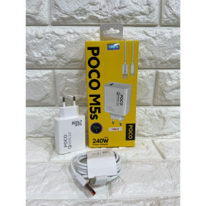 Charger for Poco M5s 240W Fast Charger Power Adapter Support Fast Charging