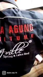 Lemari Sayur Rak Dapur Kayu 3 Pintu & Kasur Busa Super Royal Foam