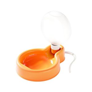 OURTOUR Folding Cat Dog Water Bottle Leak Proof Plastic Food Water Container BPA-Free Pet Feeding Supplies Portable Pet Water Bowl Outdoor Travel