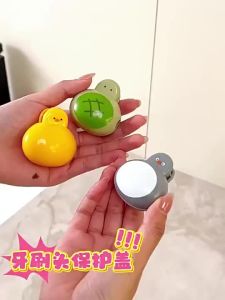 Tutup Kepala Sikat Gigi Jepit Penutup Sikat Gigi Lucu Cover Toothbrush Holder/Sarung Pelindung Kepala Sikat Gigi Klip Penyimpanan Sikat Gigi Listrik Perjalanan Portabel Rumah Tangga Penutup Penutup Penutup Penyimpanan Kartun