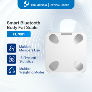 Lepu Weight Scale Body Digital Bluetooth Weighing Scale High Accuracy Statistics Analysis Scale 18 body Composition Bathroom Scale Penimbang Berat Badan FL7081 体重秤 体脂秤