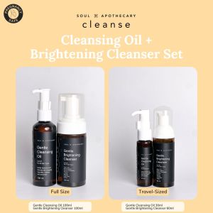 SOUL APOTHECARY: CLEANSE Gentle Cleansing Sets (Salicylic Acid Brightening Oat)