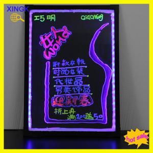 XINGK ปากกาเรืองแสงปากกามาร์กเกอร์ปากกาสีแฟลชปากกาป็อปปากกาเขียนกระดานดำเรืองแสงปากกาไฮไลท์ลบได้จากน้ำ