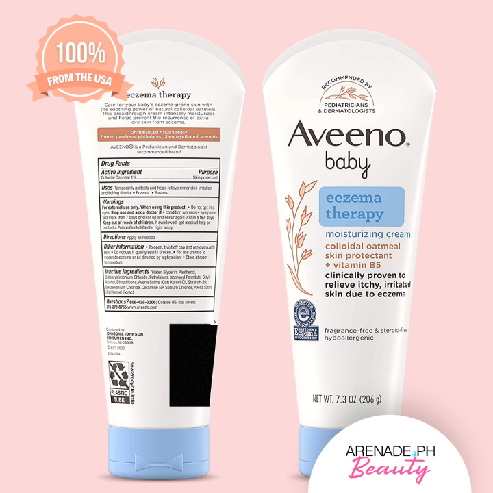 Aveeno Baby Eczema Therapy Moisturizing Cream with Colloidal Oatmeal
