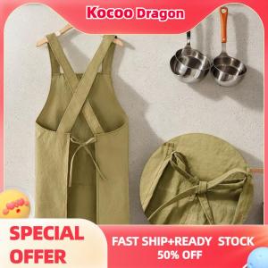 Kocoo Cooking Kitchen Aprons Breathable Wear Resistant Adult Waist Aprons Anti Fouling Soft Restaurant Work Clothes Home