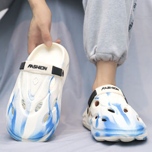 Summer Gradient Sandals Mens Coconut Slippers EVA non-slip breathable fashion camouflage full with