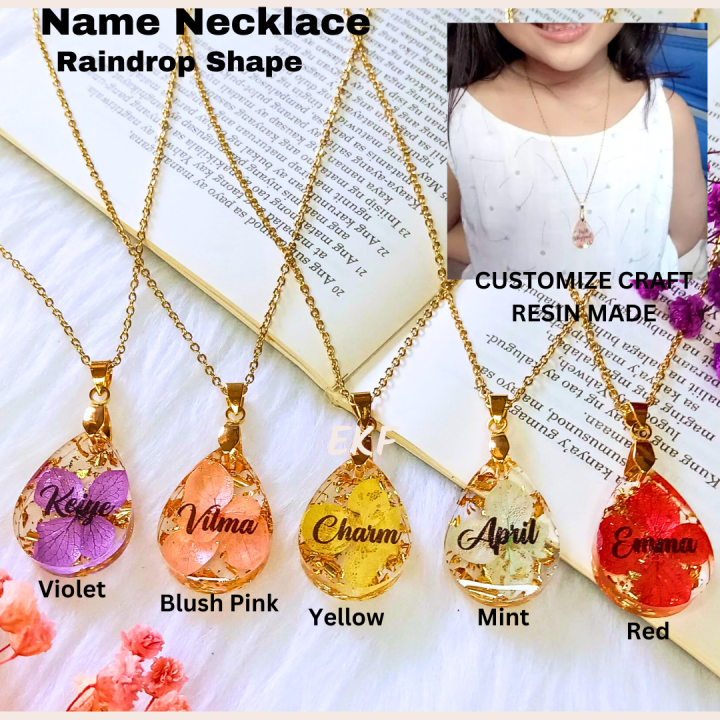 Fashion name clearance necklace