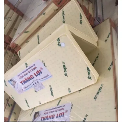 Nệm cao su non gấp 3 Thắng Lợi kích thước ngang 1m x dài 2m x dày 10cm giao hàng lắp đặt tại nhà