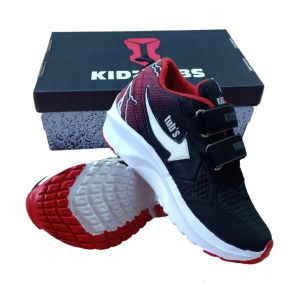 Sepatu Sekolah Anak Perempuan Sepatu Warna Hitam Murah Tali Perekat Rekat Kecil Tanggung Umur 2-5 Tahun PAUD TK SD SMP SMA Kelas 1 2 3 4 5 6 7 8 9 0-KIDZTUBS1900011924