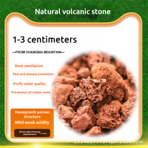 2.5kg Organic Red Lava Rocks Natural No Colorants Pumice Porous Volcanic Rock for Gardening and Decorations Aquarium Pond Filter Media
