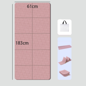 Foldable Yoga Mat With Anti Slip Properties On Both Sides For Yoga And Health Care Exercises