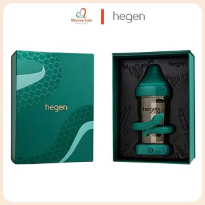 Bộ bình sữa Hegen Serpentine Treasures 240ml cho bé 3M+ bình ti kèm nắp trữ gặm nướu - Monnie Kids