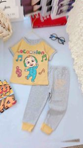 {9m-9y}Pyjamas Boys BB Angel Kids New Design Long Pants Super Comfy Cotton Made In Vietnam Cocomelon