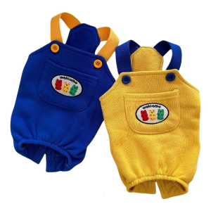 Lovely Pet Rompers Soft Adjustable Shoulder Belt Suspender Pants For Small Dog Cats Spring Autumn Fashion Apparel