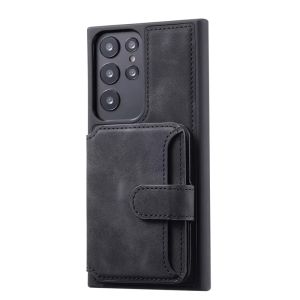 SENSE Premium Leather Wallet Case for Galaxy Series S23 S24 S25 S26 Ultra S23 S24 S25 S26 Plus Shockproof Phone Cover