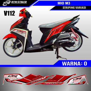 Stiker striping variasi yamaha mio m3