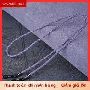 CS Dày xoắn kính mát da dây chuỗi Kính bện kính dây buộc dây đeo thể thao ngoài trời không trượt kính phụ kiện