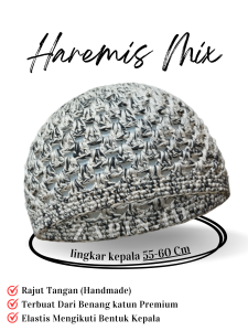 Zapin - Peci Rajut Haremis Mix Premium Bahan Tebal Dan Elastis Model Peci Rajut Tawon Mix Warna