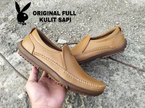 sepatu pria kulit sapi casual formal full kulit sapi P001