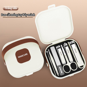 Bộ Dụng Cụ Bấm Móng Tay 7 món - Bộ Cắt Bấm Dũa Móng Tay - Sét Dụng Cụ Làm Móng Chi Tiết Nail Care Cao Cấp