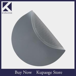 [Kupaoge] Large Silicone Mat Coaster Heat Resistant Placemat Honeycomb Nonslip Pot Holder Table Mat Round Cup Mat Kitchen Accessories